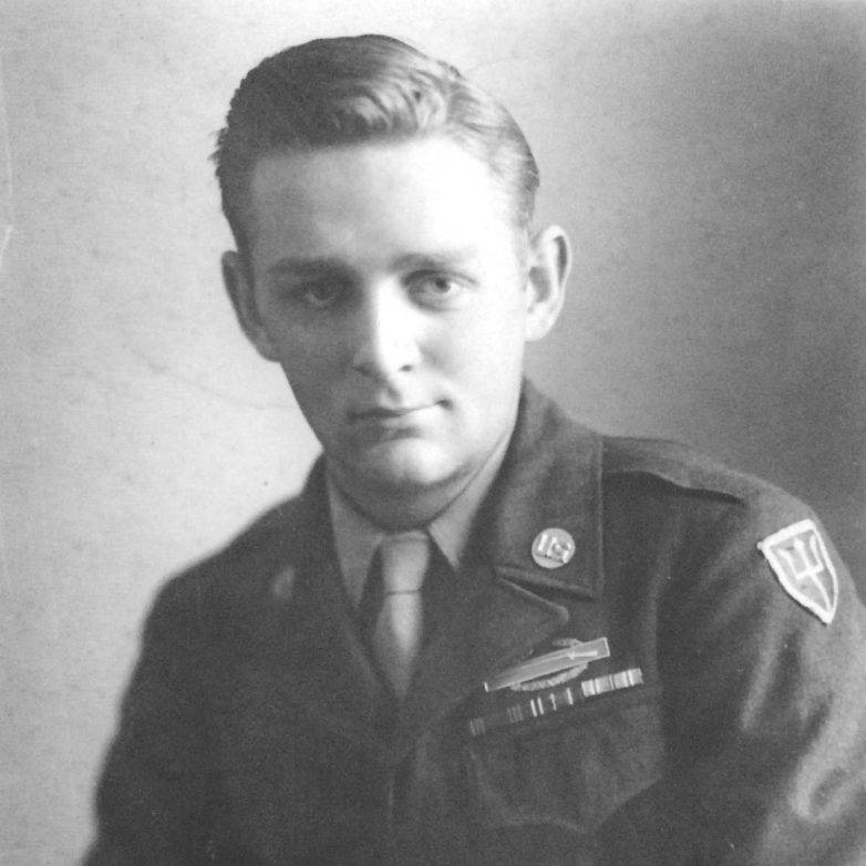 Warren Richards Jr. in uniform